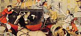 Norman Rockwell Winchester Stagecoach painting